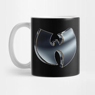 Wu-Tang shiny metallic chrome, with polished surfaces and reflections Mug